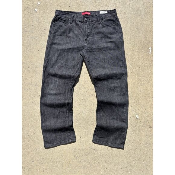 Guess Black Raw Selvage Denim Jeans 90’s - Picture 5 of 9